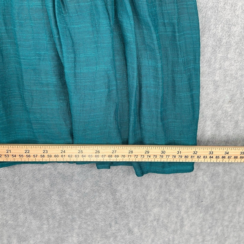 Umgee Tunic Women 1XL Turquoise Green Embroidered Boho Flowy Dress - Picture 15 of 16
